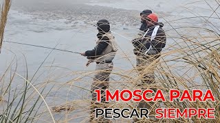 Una MOSCA que se hace EN 3 MINUTOS y me permite PESCAR SIEMPRE!! Pesca con Mosca Efectiva