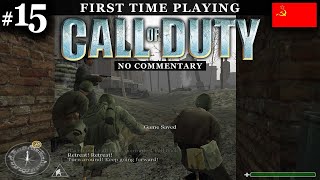 Call of Duty 1 | First time playing #15 | Red Square (No commentary playthrough)