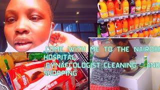 Lochia after c section//The Nairobi hospital//Cleaning motivation +shop with me +gynaecologist visit