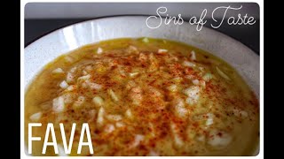 Fava - How to cook Yellow split peas