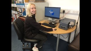 Shetland Library's new microfilm scanner