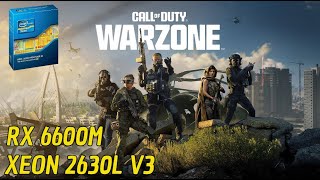 WARZONE XEON E5 2630L V3 RX 6600M