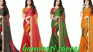 💞 banarasi silk sarees collection 💞 embellished sarees online shopping💞brasso sarees collection 56