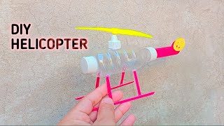 How to Make a Helicopter using Plastic Bottle at Home || 🚁 || Origami-786