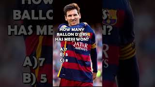 How well do you know messi? 