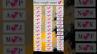 Best couple names#new #love #whatsappstatus #trending #ytshorts #viral #couple #youtubeshorts