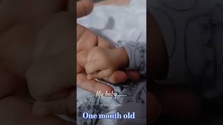 Guess who is one month old 🤱 #shortsfeed #pregnany #love #youtubeshorts #newborn #babylove