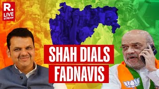 Amit Shah Dials Fadnavis As Mahayuti Races Towards Landslide Victory In Maharashtra