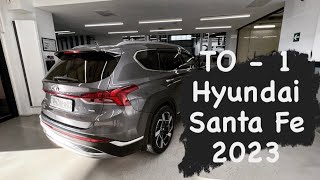 ТО у официального дилера Hyundai Santa Fe 2023. Первая замена масла.