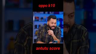 oppo k10 antutu score ?