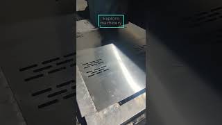 Stainless steel plate laser cutting. #machinery. #automation #machining #turning #equipment #shorts