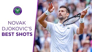 Orchestrating Magic 🎻 | Novak Djokovic's Best Shots from Wimbledon 2024