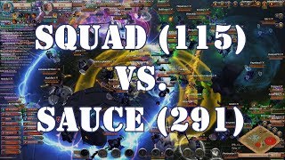 SQUAD (115) vs. SAUCE (291)