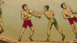 RARE Boxing Animation 1893 - Restoration Eadweard Muybridge