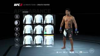 UFC 2 создание бойца  ultimate team create a fighter