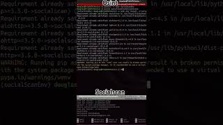 OSINT With Socialscan On Linux