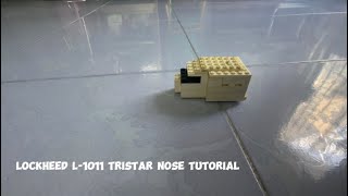 Lego Lockheed L-1011 Tristar nose tutorial