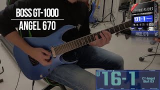 Engl E670 Special Edition Amp Pack for Boss GT-1000 | Playthrough (Angel 670)