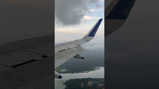 INDIGO A320 | BOM TO TRV  | #shorts #flight #aviation #mumbai #travel #airbus #fly #sky #clouds