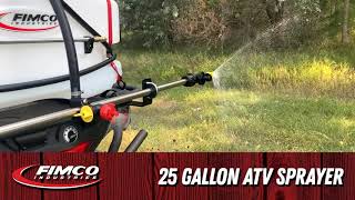 FIMCO - 25 Gallon ATV Sprayer 3 Nozzle Boomless