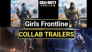 *NEW* Codm Girl's Frontline Collab Legendary Guns M4 And ICR 1 Trailers