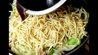 EASY YAKISOBA (my PINOY Version )