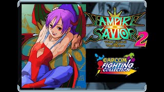 [Vampire Savior 2: Lord of Vampire] Arcade Gameplay [Capcom Fighting Collection] 720p 60fps