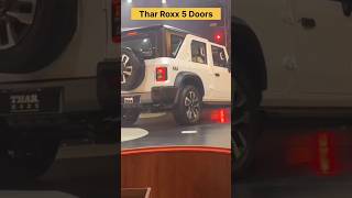 thar roxx 5 doors #shorts #cars  #shortsvideo