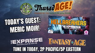 ThursdAGE with Guest Meric Moir: When Fantasy Magic and Future Tech Combine!