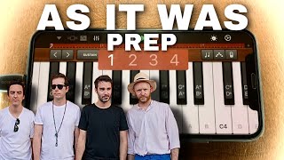 Recreating “AS IT WAS - PREP” on Garageband App
