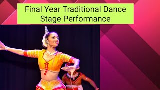 Final Year Traditional Dance Stage Performance | Kandyan Dance In Sri Lanka | Dance With Nadeesha