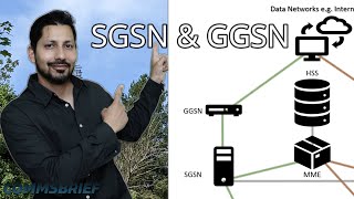 What are SGSN and GGSN in mobile networks?