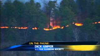 News 12: Richard Amper on the Pine Barrens Fires (2012)