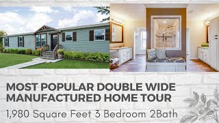 BEST SELLING! Deer Valley Double Wide Manufactured Modular Home Tour