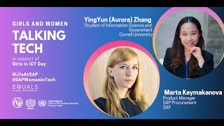 Girls and Women Talking Tech Interview 190 : Marta Kaymakanova and YingYun (Aurora) Zhang