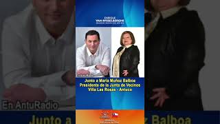 En AntuRadio junto a María Muñoz Balboa, Presidente de la Junta de Vecinos Villa Las Rosas – Antuco