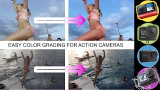 Easy Cinematic Color Correction for Action Cameras, using HAWAIKI AutoMatch