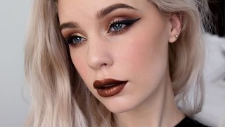 Autumn Makeup w/ Metallic Lips