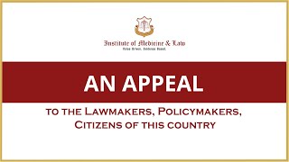 An Appeal to the Lawmakers, Policymakers, & Citizens of this country