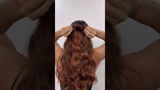 Curly hair hairstyle #curlyhair #hairtutorial #shots #viral