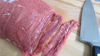 How to slice meat