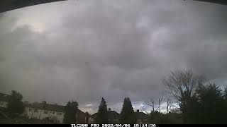 Day timelapse 6th April 2022, Heavy showers, London