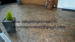 Beton Imprime Bouffémont  www.betonimprimeart.fr, betonimprimeart@gmail.com