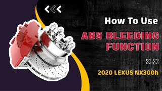 How to Use ABS Bleeding Function on SDS | 2020 LEXUS NX300h