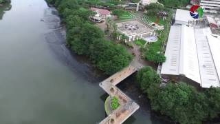 Video aéreo del Puente ZigZag de Guayaquil