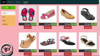 PHP Project | Online Footwear Shopping Using PHP - MySql