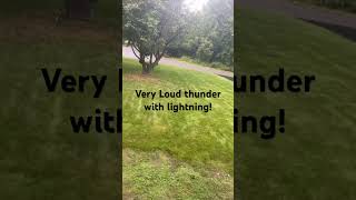 Loud Thunder caught on camera!