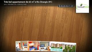 Très bel appartement de 63 m² à Ris-Orangis (91)