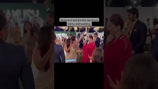 Hania Amir and Iqra Aziz dancing on Ushna Shah marriage #trending #dance #haniaamir #ushnashah