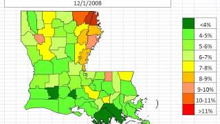 Louisiana Unemployment By County October 2013